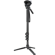 SmallRig 6622 - profesjonalny monopod Alu z głowicą video i podstawą (4-sekcyjny, 71-183cm)